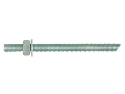 Шпилька R-STUDS RAWLPLUG сталь 5.8 плоский конец в комплекте с шайбой, гайкой, насадкой для монтажа