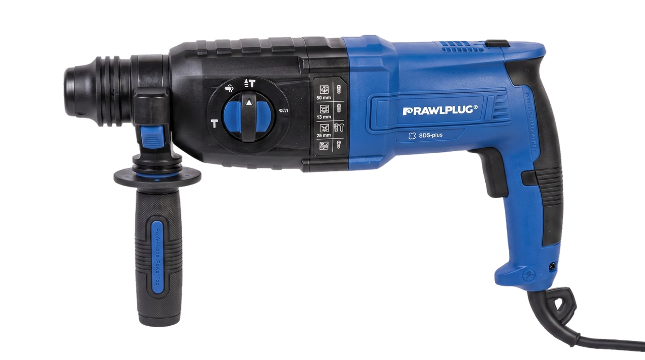 R-PRH-26850 Cетевой перфоратор SDS-PLUS 850Вт; 26мм; 2.5Дж, в чемодане RAWLCASE
